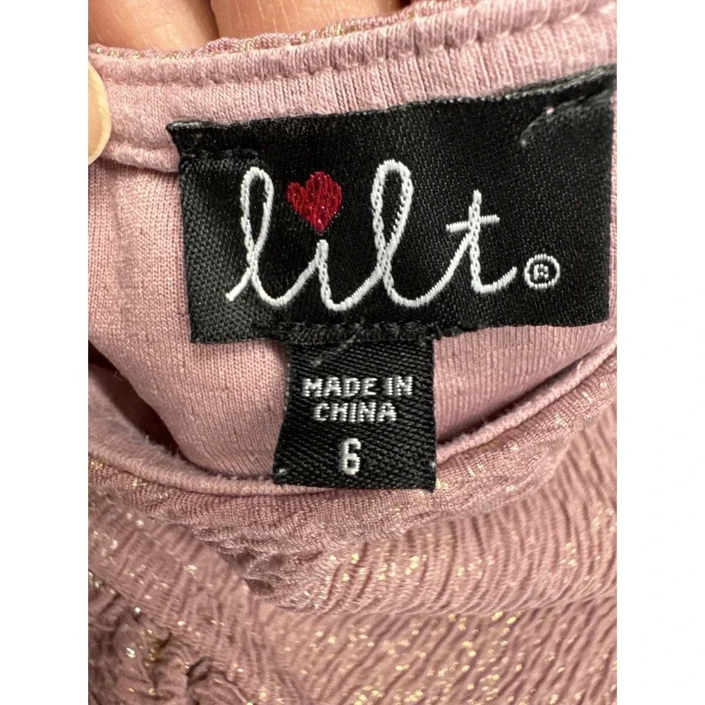 Toddler Size 6 Lilt Dress Shimmer Tulle Pink